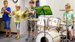 <p>Seit einem Jahr gibt es an der Mandelberg-Grundschule eine Bläserklasse - die Kinder haben bereits viel gelernt.</p>