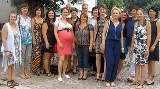 <p>Die Absolventen der Fachschule für Weiterbildung in der Pflege.</p>