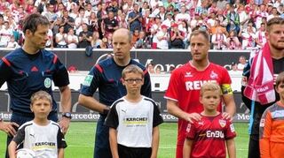 <p>Nachwuchskicker des FC Creglingen durften beim Bundesligaspiel zwischen dem VfB Stuttgart und dem 1. FC Köln als "Einlaufkinder" ins Stadion einlaufen.</p>