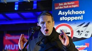 <p>Björn Höcke wird im Main-Tauber-Kreis auftreten. Wo, das will AfD-Vorstandsmitglied Christian von der Groeben noch nicht bekanntgeben.</p>