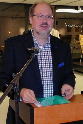 <p>Ulrich Neubert referierte über die Papst-Enzyklika.</p>