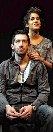 <p>Mut zur Freiheit: Serkan Durmus (Osman)und Banafshe Hourmazdi (Hülya).</p>