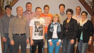 <p>Der neue Vorstand der Musik- und Feuerwehrkapelle.</p>