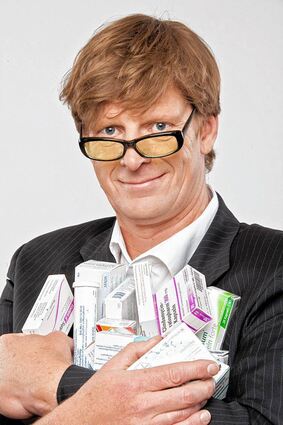 <p>Lüder Wohlenberg gestaltet am 5. April den Kabarettabend des Fördervereins des FC in Schweinberg.</p>