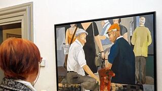 <p>"Menschen und Orte" nennt Rainer Bergmann seine Bilderserie, die bis 28. März in der Amtshausgalerie in Freudenberg zu sehen ist.</p>