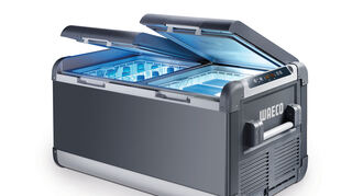 <p>mid Groß-Gerau - Getrennt voneinander kühlen und einfrieren ist mit der Waeco Coolfreeze CFX 95 DZ 2 durch getrennte Fächer kein Problem.</p>