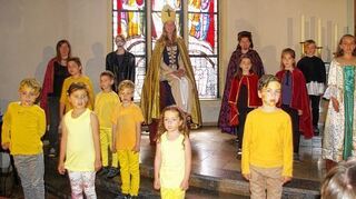<p>Die jungen Sänger des Kinder- und Jugendchors der Stiftskirche Wertheim können sich über einen gelungenen Auftritt freuen.</p>
