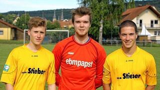 <p>Im verjüngten Landesliga-Kader des VfR Gerlachsheim sind neu dabei (v.l.): Tim Fritsch (SV Königshofen A-Jugend), Jan Gronbach (FV Lauda) und Martin Michelbach (FV Lauda A-Jugend).</p>