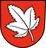 Das Wappen der Gemeinde Ahorn