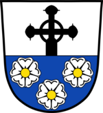 Das Wappen der Gemeinde Kreuzwertheim