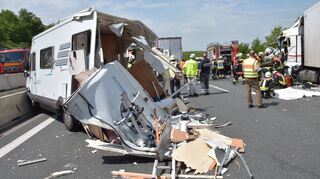 <p>Unachtsamkeit vermutet die Polizei als Ursache für den Unfall auf der A 3 bei Helmstadt.</p>