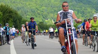 <p>Radfahrer, Inline-Skater und Fußgänger hatten am Sonntag die B 27 zwischen Mosbach und Heilbronn für sich.</p>