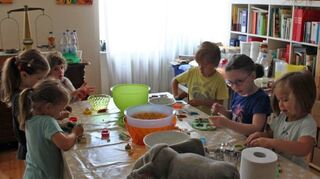 <p>Um Gummibärchen drehte sich im Wesentlichen alles bei der Ferienaktion in der Mudauer Bärenapotheke.</p>