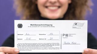 <p>Die Wahlbenachrichtigungen werden zurzeit verteilt.</p>