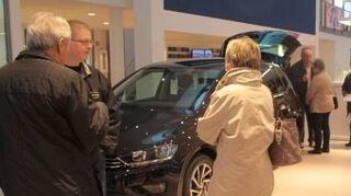 <p>Die Autohäuser Lademann, Rhein und Spiller präsentierten gestern ihre neuen Modelle.</p>
