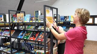 Per Mausklick geht es in der Mediathek in Boxberg ins digitale Bücherregal.