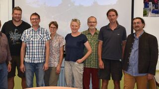 Der Vorstand des neugegründeten Vereins „Tauberländer Bio-Streuobstwiesen“.