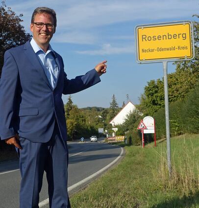 Nach Rosenberg will er, und zwar auf den Chefsessel: Das hat sich Ralph Matousek, Kandidat bei der dortigen Bürgermeisterwahl, vorgenommen.