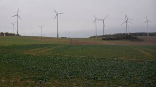 Am Scherenberg nordwestlich von Pülfringen Richtung Hardheim sollen die Windkraftanlagen im Jahr 2020 Zuwachs erhalten.