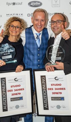 Das Fitness-Studio „WellVita“ aus Hardheim und Buchen wurde als Bester unter über 3000 Fitnessclubs ausgezeichnet. Den Award nahmen Karin und Marco Katzenmaier von der Kerstan Consult GmbH entgegen.
