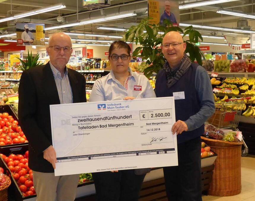 2500 Euro Fur Die Ortliche Tafel Frankische Nachrichten