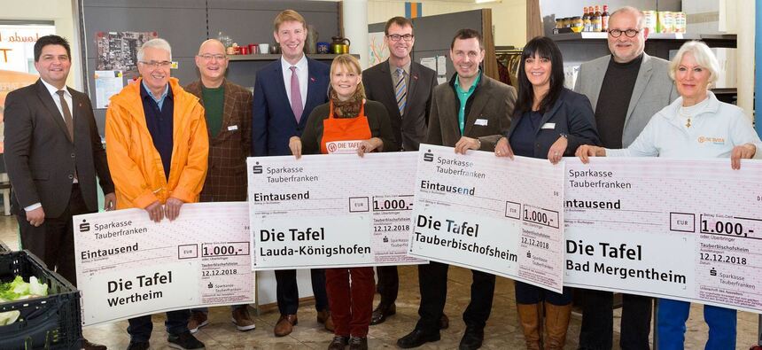 4000 Euro Fur Die Tafeln Im Main Tauber Kreis Frankische Nachrichten