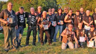 Langjährige und verdiente Mitglieder des Motorradclubs Mudau wurden im Rahmen der Feierlichkeiten anlässlich des 30-Jahr-Vereinsjubiläums geehrt.