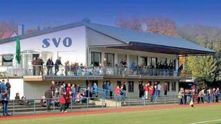 Die Mitglieder des SV sind stolz auf das große Sportheim mit drei Rasenplätzen im „Kirnautal“.