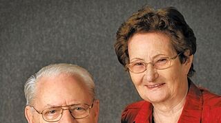 <p>Karl und Margot Bäuschlein feiern Diamantene Hochzeit.</p>
