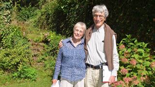 Der Garten hinter dem Unteren Schloss war ein Lieblingsplatz von Dr. Gerta Maaß-Lindemann und Dr. Michael Maaß.