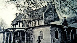 1910 entstand dieses Bild vom Bahnhof Niederstetten.