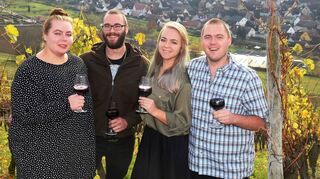 Das Quartett Georg, Richard, Sophie und Sabina Klüpfel ist gemeinsam nun 100 Jahre alt.