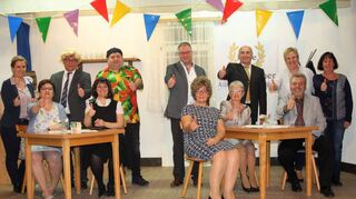 Für einen vergnüglichen Theaterabend sorgte die Theatergruppe des Fördervereins „Hällele“.