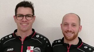Dominik Reichert (links) und Johannes Walz werden das neue Trainerduo bei der „SG“ Waldhausen/Laudenberg.