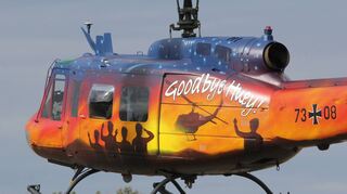 „Goodbye Huey“: ein emotionaler Abschied für die Truppe – so soll es auch die Sonderlackierung ausdrücken.