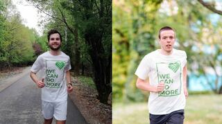 Moritz Reinhard (links) und Daniel Nohe (rechts) haben schon über 200 Teilnehmer dazu motiviert, am virtuellen Spendenlauf mitzumachen. So kamen bereits mehr als 1600 Euro zusammen.