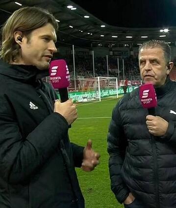 Martin Lanig im „Magenta-Gespräch“ mit Franz Wunderlich, dem Sportvorstand von Viktoria Köln.