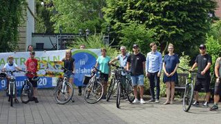 Nachdem das Stadtradeln am 19. Juni nach dreiwöchiger Laufzeit zu Ende ging, kam es am Samstag im Schloss Sennfeld nun zur Siegerehrung.