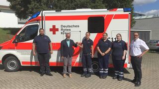 Anfang des Monats wurde der erste neue Rettungswagen an das DRK in Buchen übergeben.