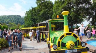 Ab Samstag bringt das „Burgbähnle“ wieder Fahrgäste zum Wertheimer Wahrzeichen. Allerdings nicht unter der Woche.