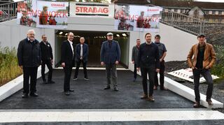 Die Anbindung zwischen Tauberstraße und Bahnhofsbereich in Lauda ist fertig. Am Montag wurde die Personenunterführung unter den Gleisen übergeben.