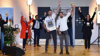 Die Erstplatzierten des Regionalcups Heilbronn-Franken mit den Siegern Bäcker AI aus Großrinderfeld.