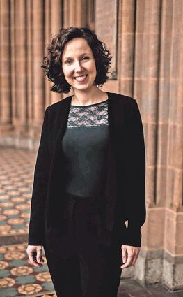 Die Neue an der Mannheimer Christuskirche: Marion Krall, jetzt neben Johannes Michel für die Musik zuständig.