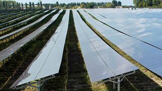 Als zweite Freiflächen-Photovoltaikanlage (Symbolbild) auf Gemarkung Königheim, soll der Solarpark „Schwarzfeld-Siedlung“ im Bereich Gissigheim gebaut werden.
