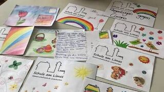 Schüler machten bei der Aktion „Briefe gegen Einsamkeit“ mit.
