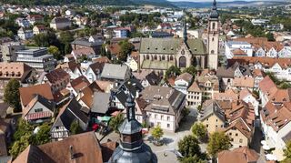 Über den Dächern von Tauberbischofsheim.