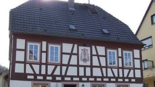 Im Rathaus in Niklashausen ist die „Pfeiferstube“ eingerichtet.