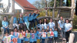 Der Kindergarten Wagenschwend besteht seit 70 Jahren. Augenblicklich betreuen fünf staatlich anerkannte Erzieherinnen in Voll- und Teilzeit 31 Kinder aus Wagenschwend, Balsbach, Laudenberg, Robern, Limbach und Krumbach.