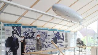 Komplett ins Obergeschoss umgezogen ist das Albert-Sammt-Museum.