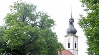 Die Barockkirche St. Regiswindis in Vilchband.